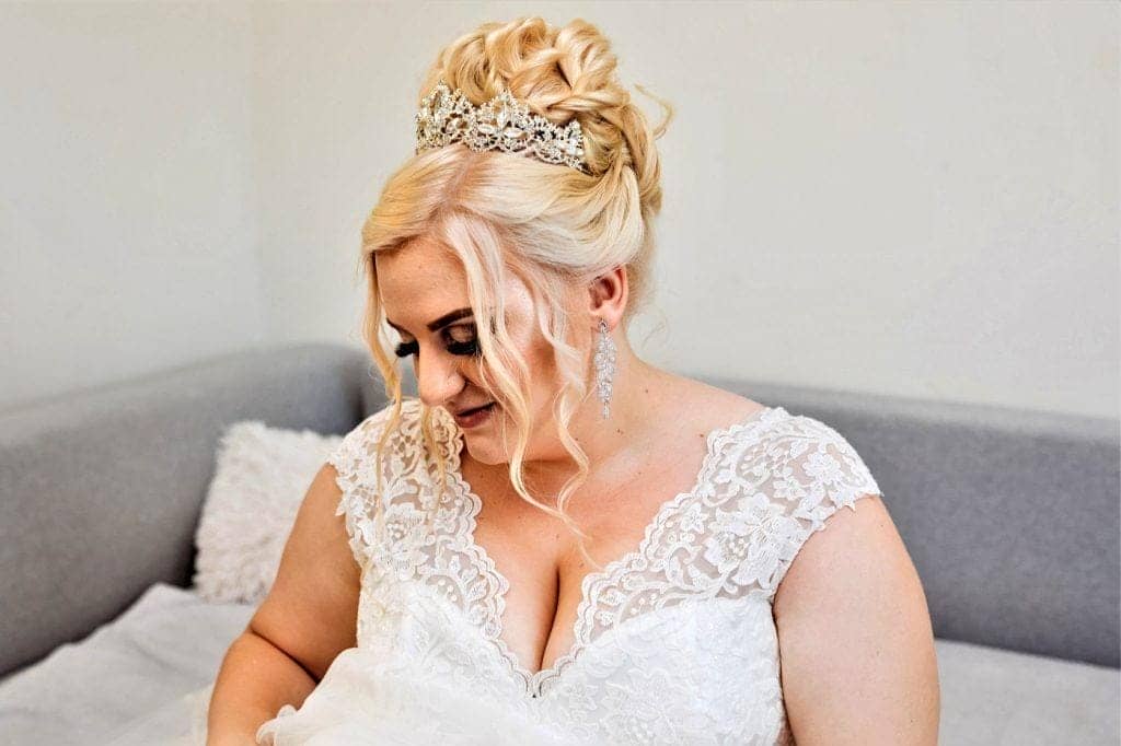 fryzura dla panny młodej