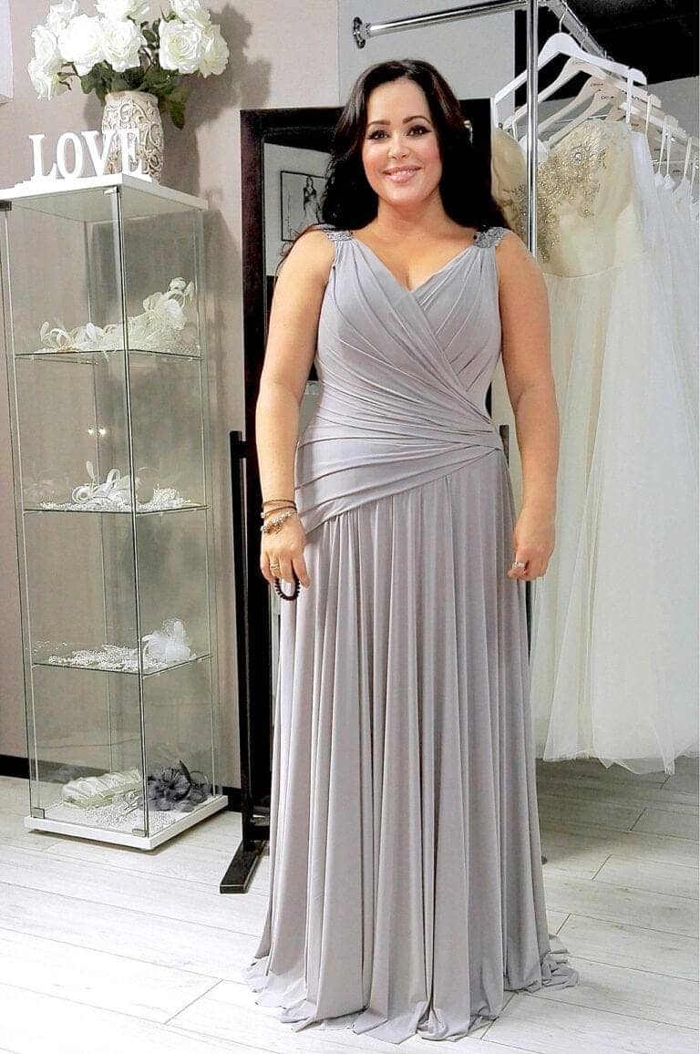 suknia wieczorowa plus size