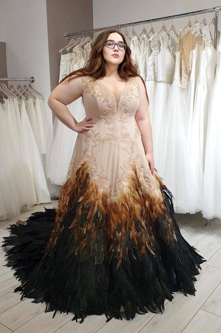 suknia wieczorowa plus size